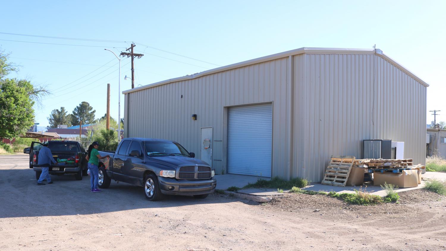 This warehouse is where the nonprofit Geronimo Animal Rescue Team has been based in the Apache capital of San Carlos since the pandemic.