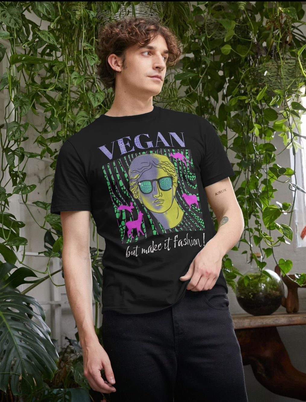 vegan cruelty free fashion tee tiny rescue