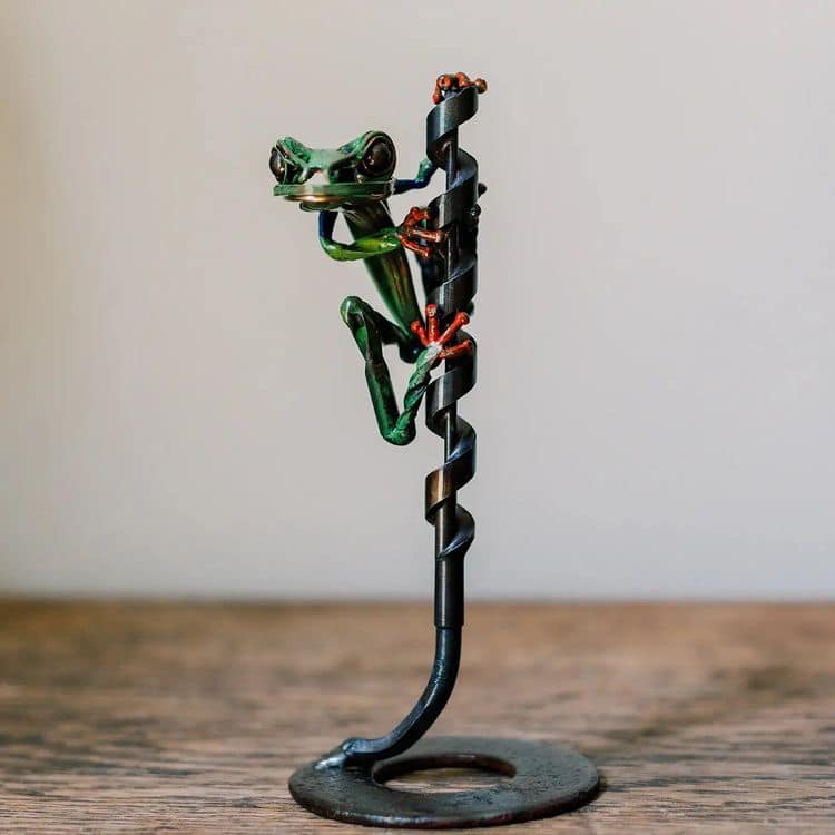 Scrap Metal Sculpture by Leah Jeffrey