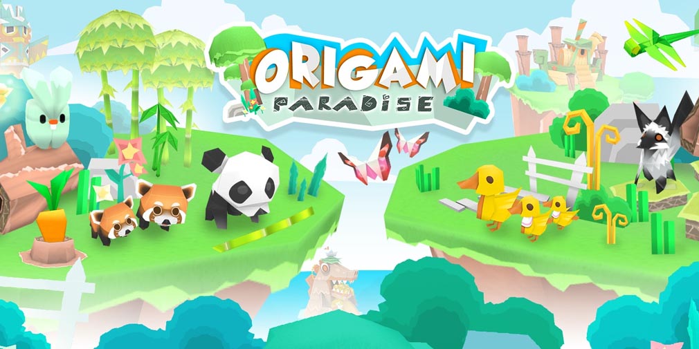 Origami Paradise lets you create paper animals and build their habitat in a relaxing idle game, now open for pre-registration