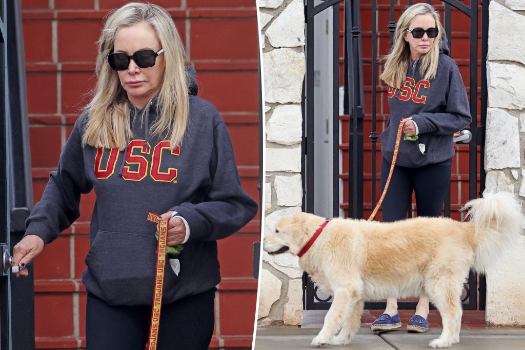 Shannon Beador walks dog Archie after animal control probe, DUI arrest
