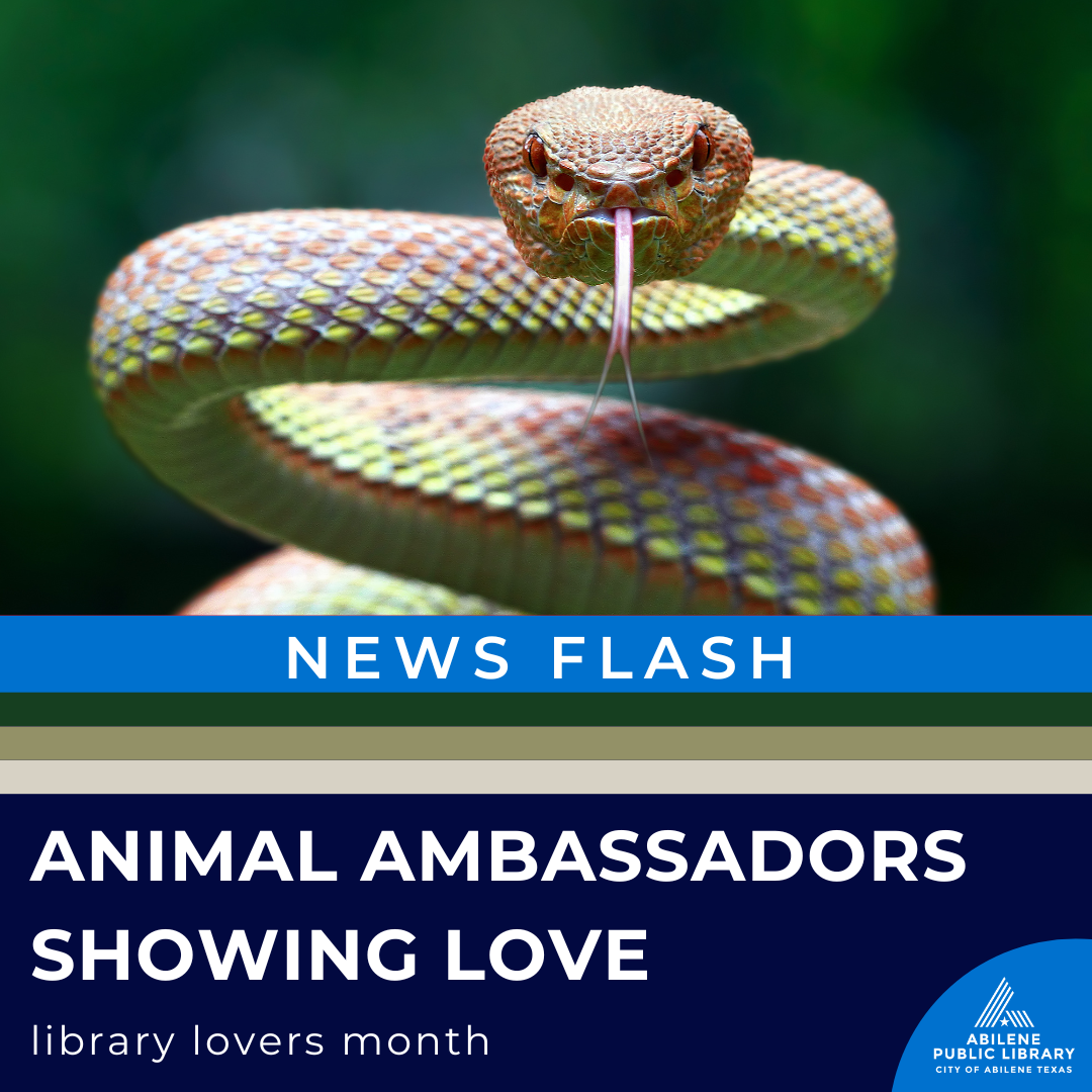 News Flash • Animal Ambassadors Headed to South Branch