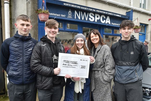 Four north Wexford students fundraise and advocate for animal welfare