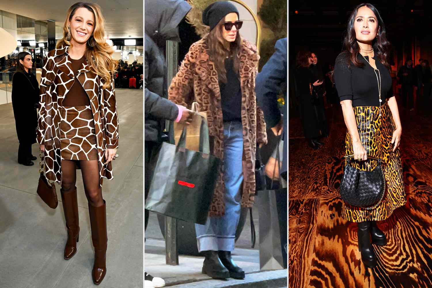 Sandra Bullock, Blake Lively, and More Stars Are Wearing Animal Print