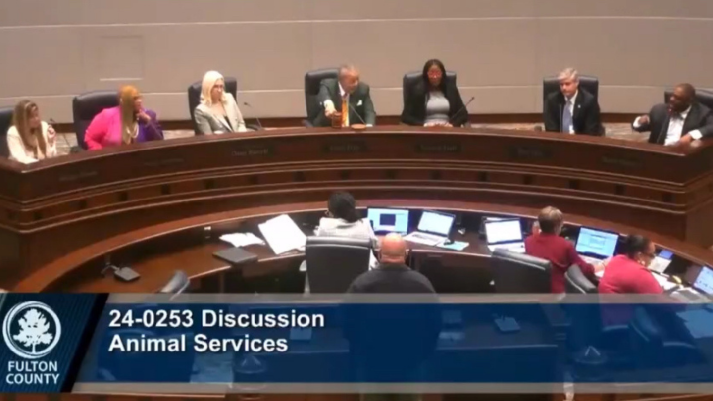 Fulton County Commissioners get heated during debate on animal control fight with City of Atlanta – WABE