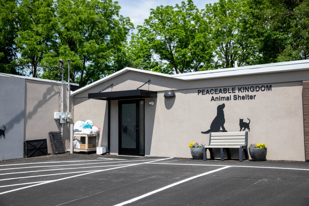 A glimpse of the newly renovation Peaceable Kingdom animal shelter faculty