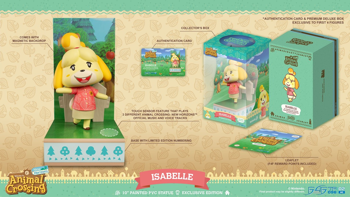 New Horizons Isabelle statue revealed