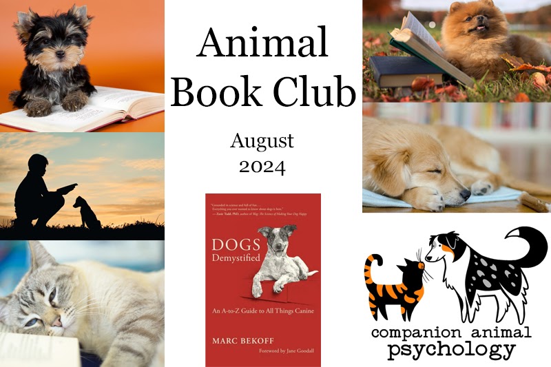 Companion Animal Psychology Book Club August 2024