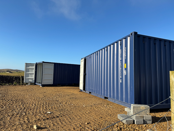 Fitting Out Containers | My Shetland